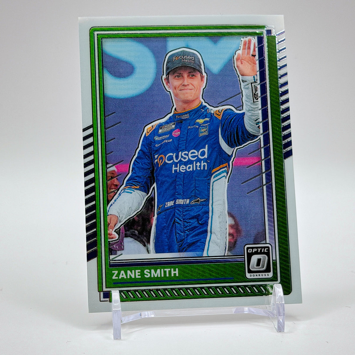Zane Smith – 2025 Panini Donruss Racing Optic Base #1 – Spire Motorsports - front