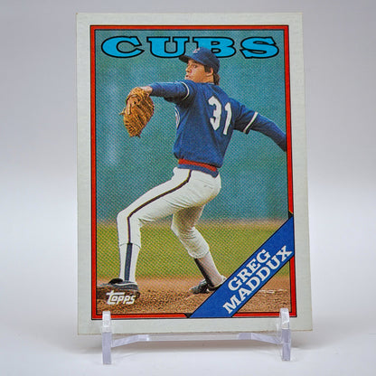 Greg Maddux – 1988 Topps Base #361 – Chicago Cubs - front