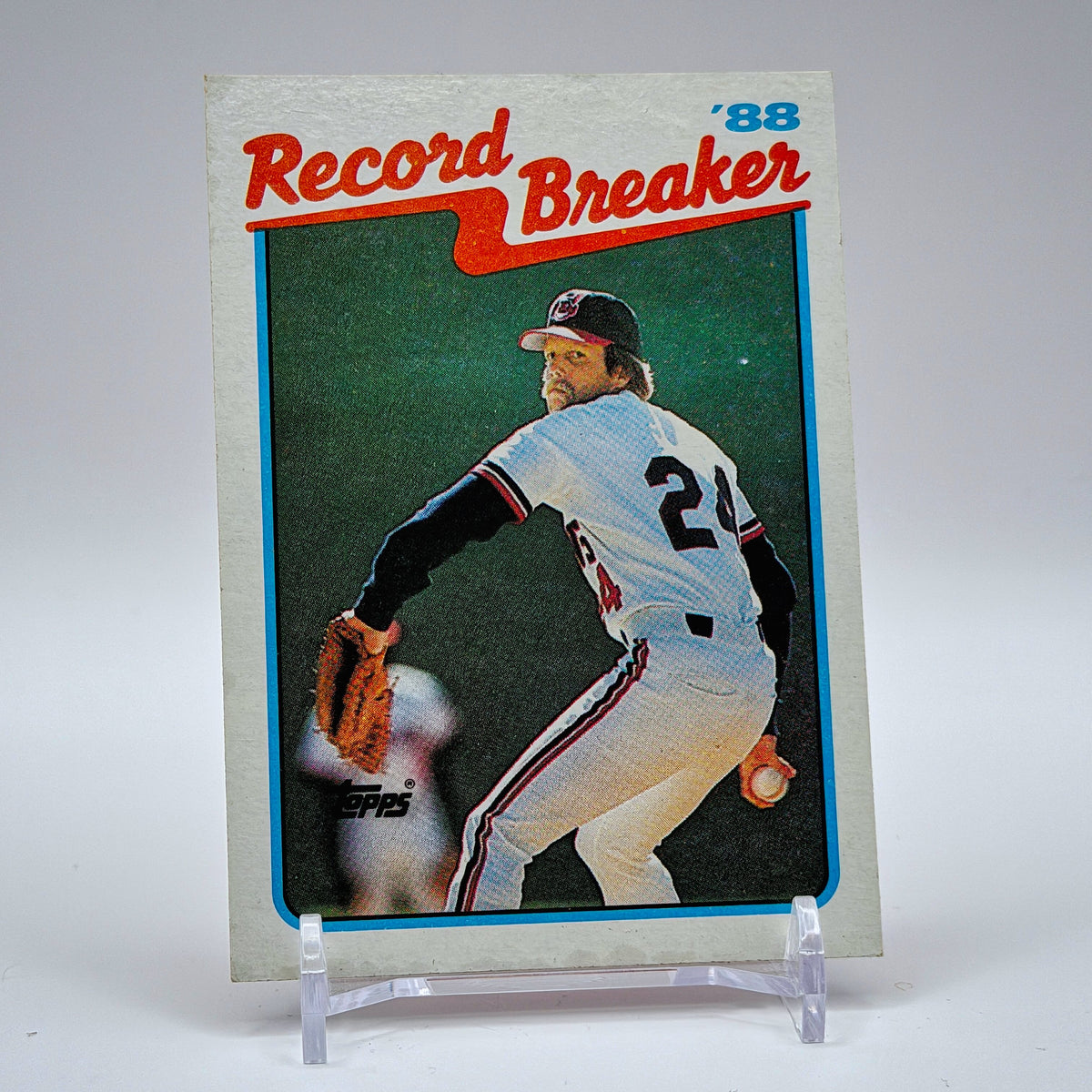 Doug Jones – 1989 Topps 1988 Record Breakers Base #6 – Cleveland Indians - front